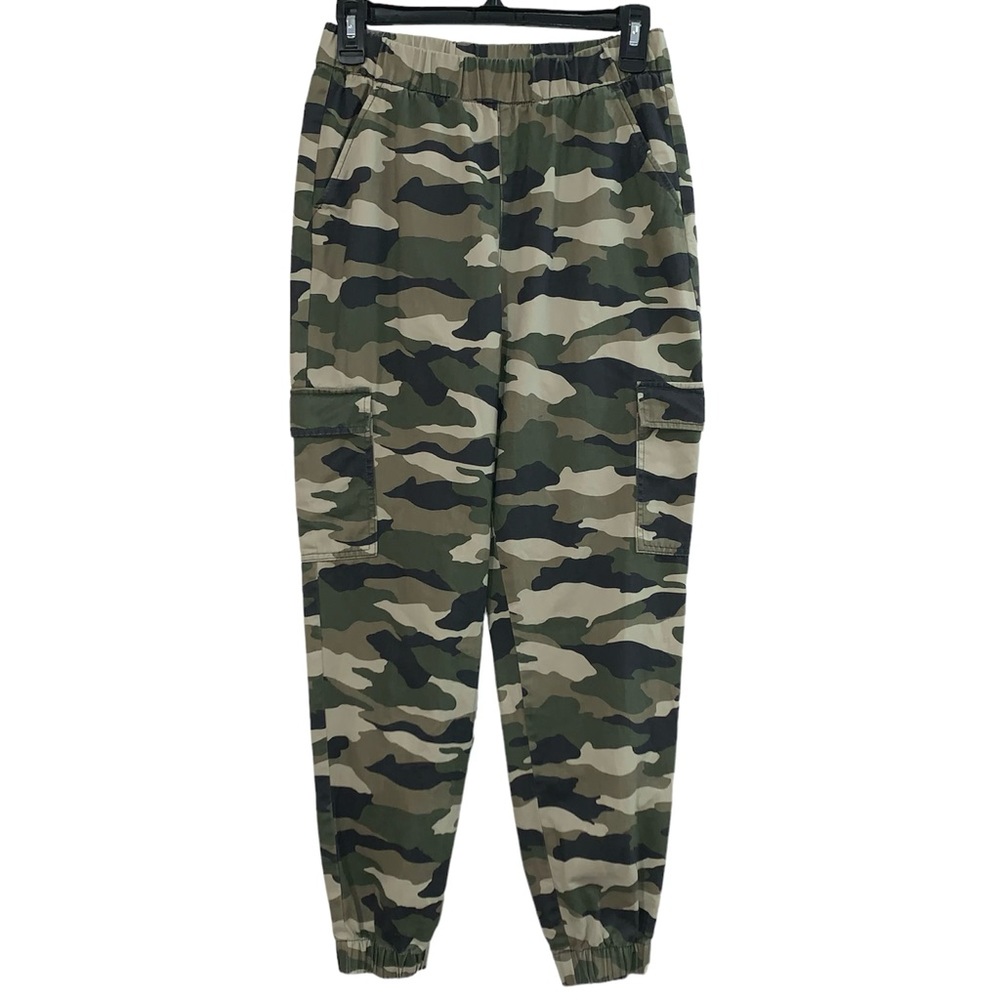 Divided H&M Women’s Camouflage Joggers Size 4 Stretch Cargo Pockets